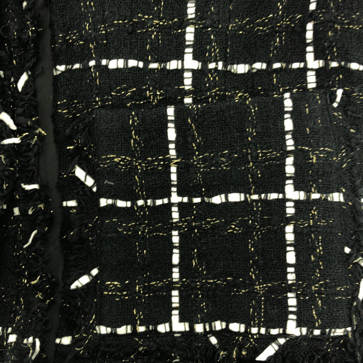 Shinzone / シンゾーン my D'artagnan / マイ ダルタニアン ツイード ノーカラー ジャケット / 総裏地