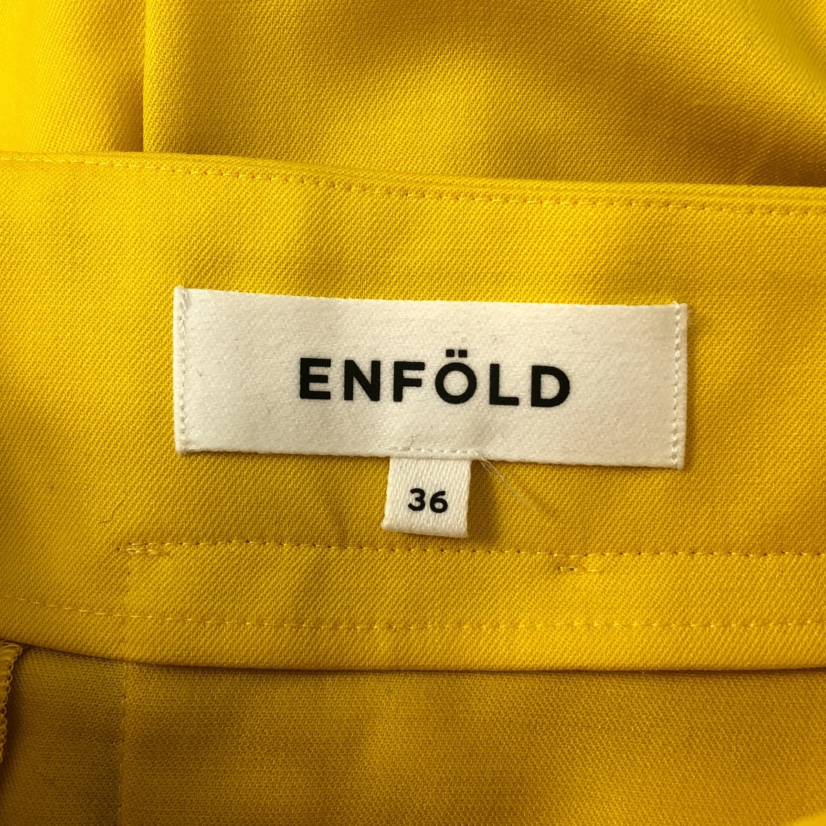 ENFOLD / エンフォルド 変形 アシンメトリー サイドジップ スカート