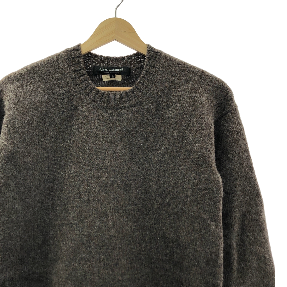 JUNYA WATANABE COMME des GARCONS / ジュンヤワタナベ ウール ポケット付き ロング クルーネックニット