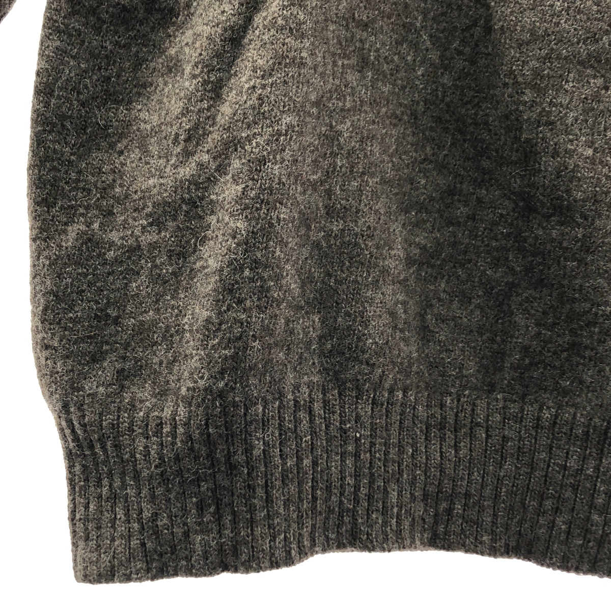 JUNYA WATANABE COMME des GARCONS / ジュンヤワタナベ ウール ポケット付き ロング クルーネックニット