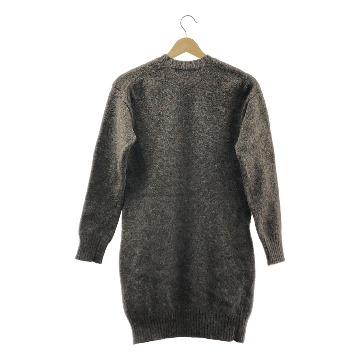 JUNYA WATANABE COMME des GARCONS / ジュンヤワタナベ ウール ポケット付き ロング クルーネックニット