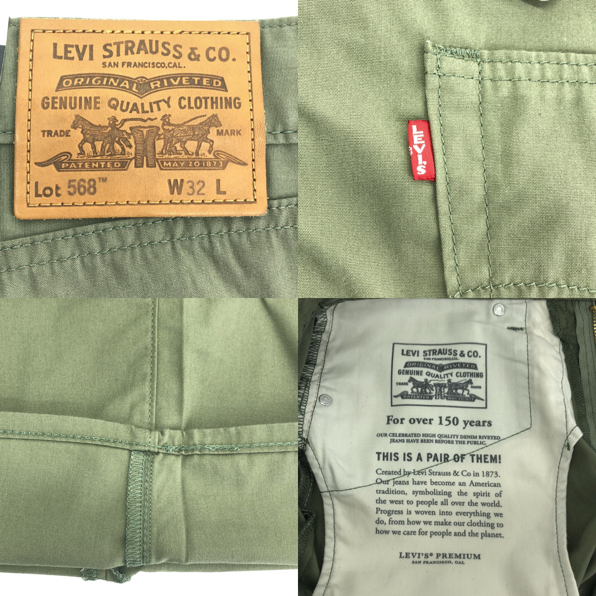 Levi's / リーバイス 568 STAY LOOSE PLEATED CROP / 39957-0009 スラックス パンツ