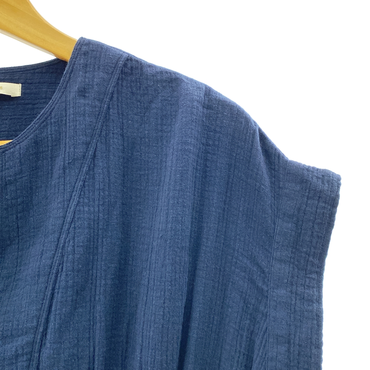 ne Quittez pas / ヌキテパ Cotton Double Gauze Tuck Dress / コットンダブルガーゼタックドレス ワンピース