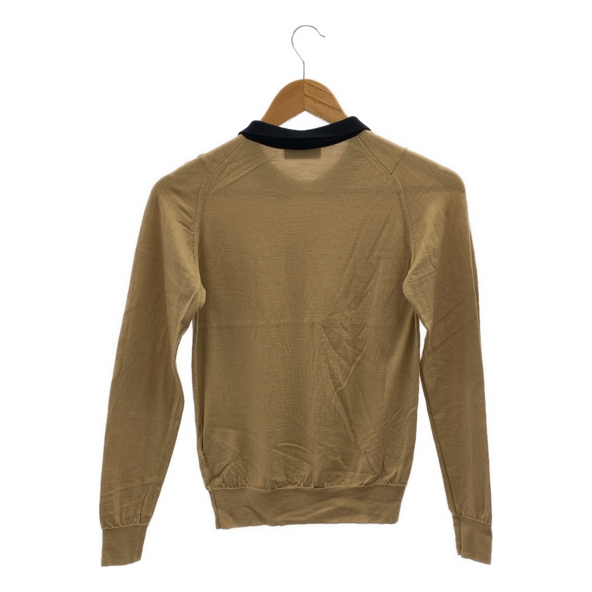 JOHN SMEDLEY / ジョンスメドレー ウール バイカラー ポロ ニット セーター