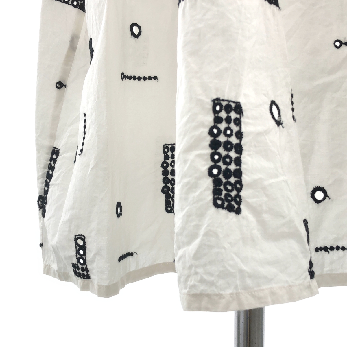 mina perhonen / ミナペルホネン piece dress コットン シルク エンブロイダリー ワンピース