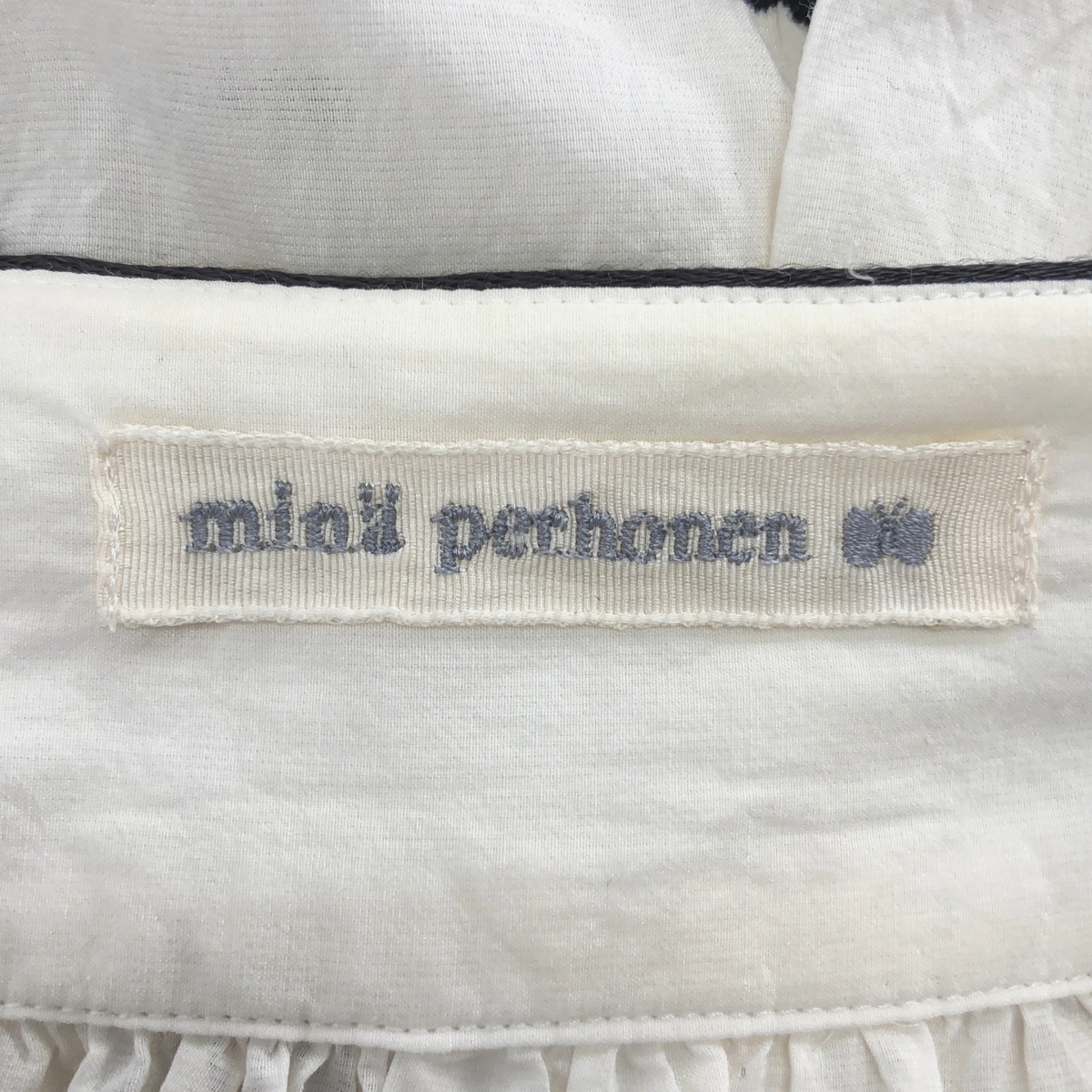 mina perhonen / ミナペルホネン piece dress コットン シルク エンブロイダリー ワンピース