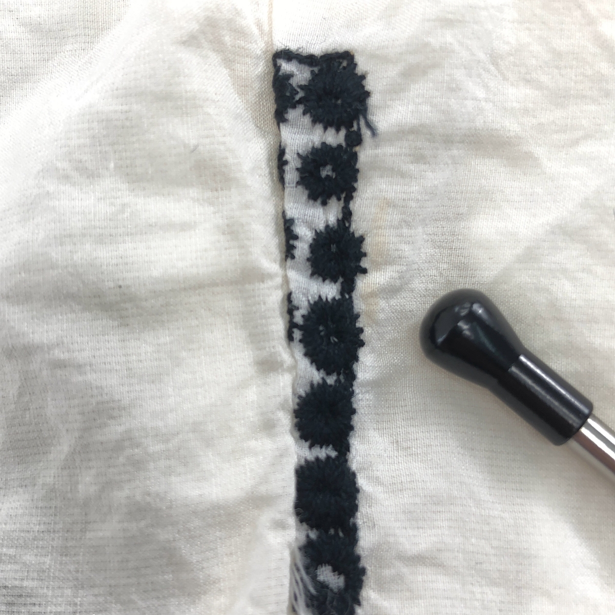 mina perhonen / ミナペルホネン piece dress コットン シルク エンブロイダリー ワンピース