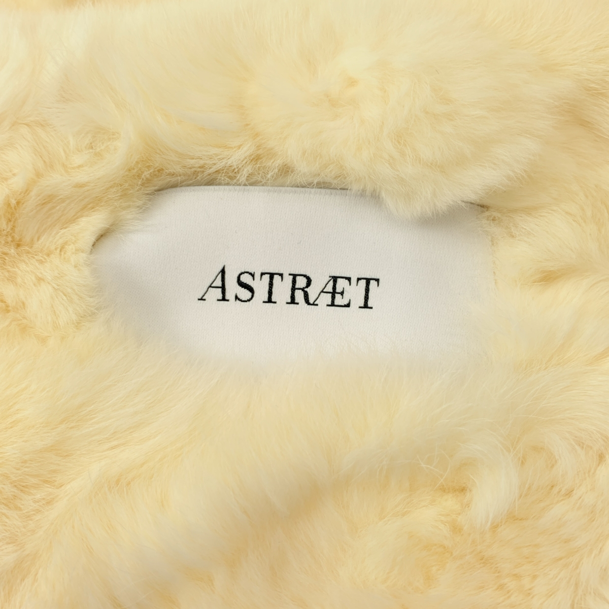 ASTRAET / アストラット レッキス ラビット ファー 毛皮 ベスト