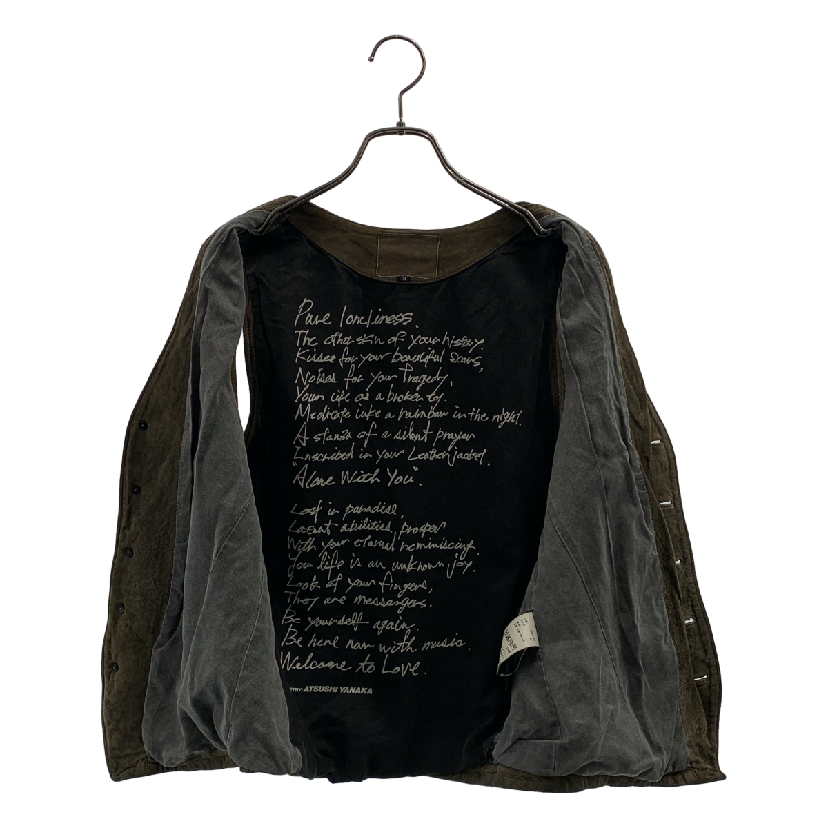 ISAMU KATAYAMA BACKLASH / イサムカタヤマバックラッシュ 牛革 カウレザー ベスト / 総裏地