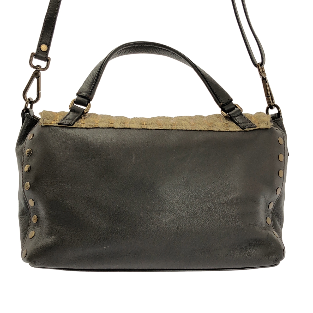 ZANELLATO / ザネラート POSTINA ポスティーナ / ゴールドスパイク ショルダーバッグ