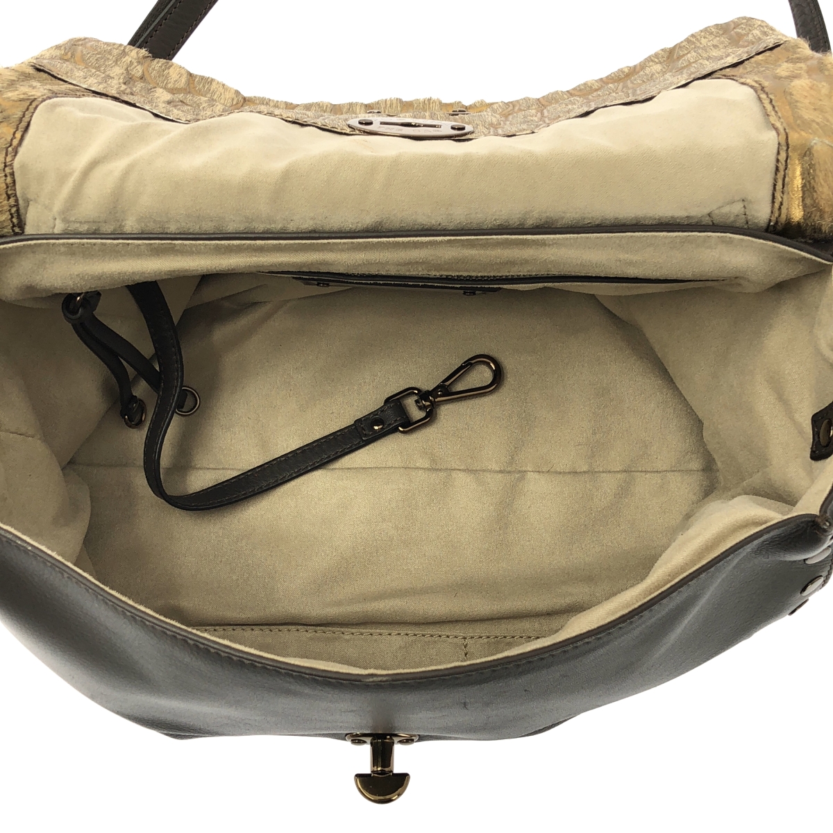 ZANELLATO / ザネラート POSTINA ポスティーナ / ゴールドスパイク ショルダーバッグ