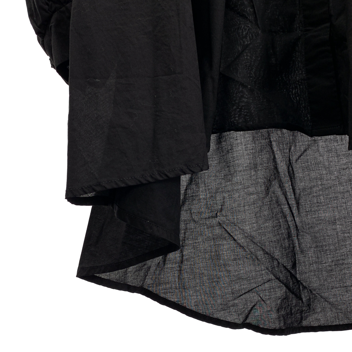 mizuiroind / ミズイロインド ピンタックパフスリーブシャツ