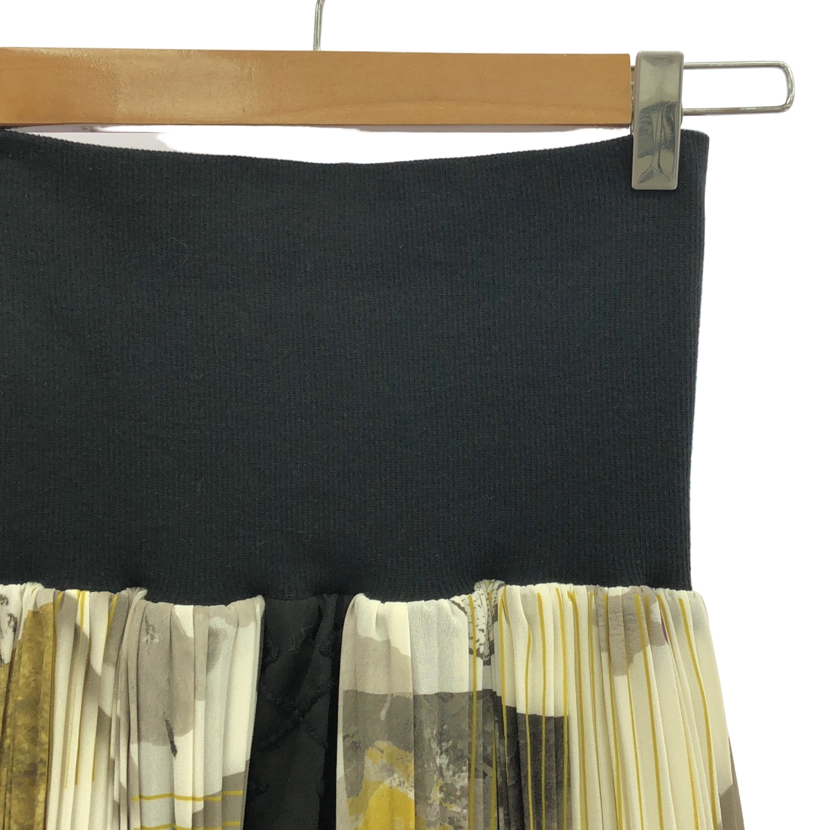 ohta / オオタ プリーツ 切替 ロング スカート