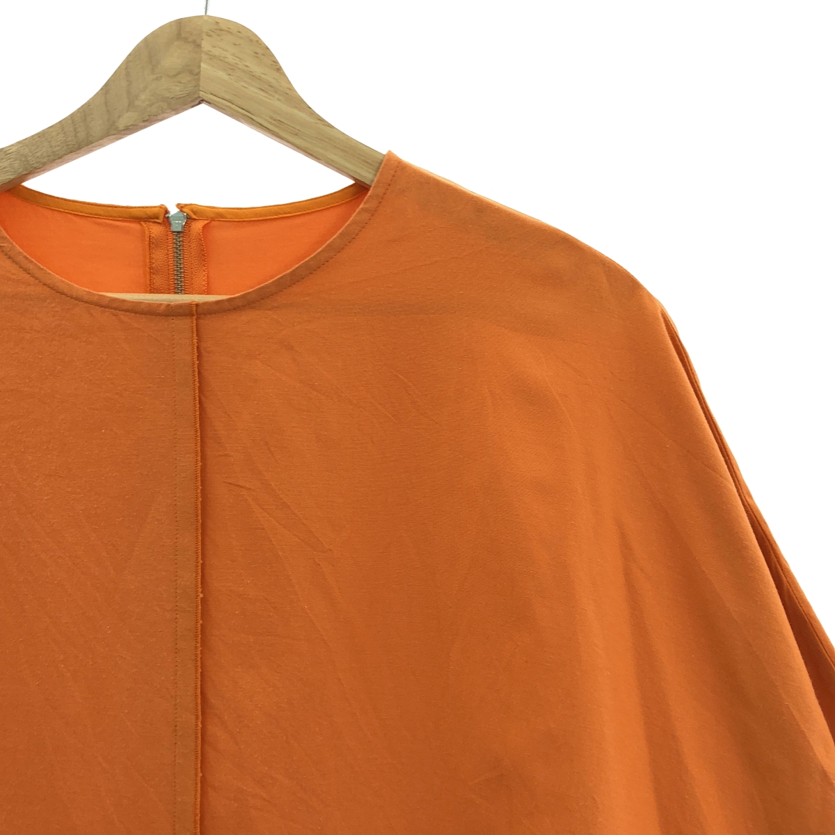 PLAIN PEOPLE / プレインピープル シルク コットン クルーネック ワンピース