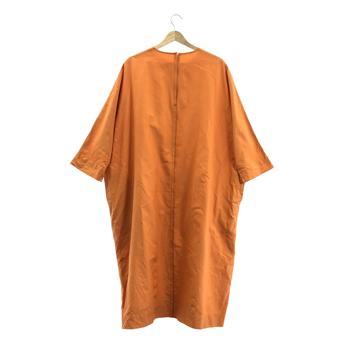 PLAIN PEOPLE / プレインピープル シルク コットン クルーネック ワンピース