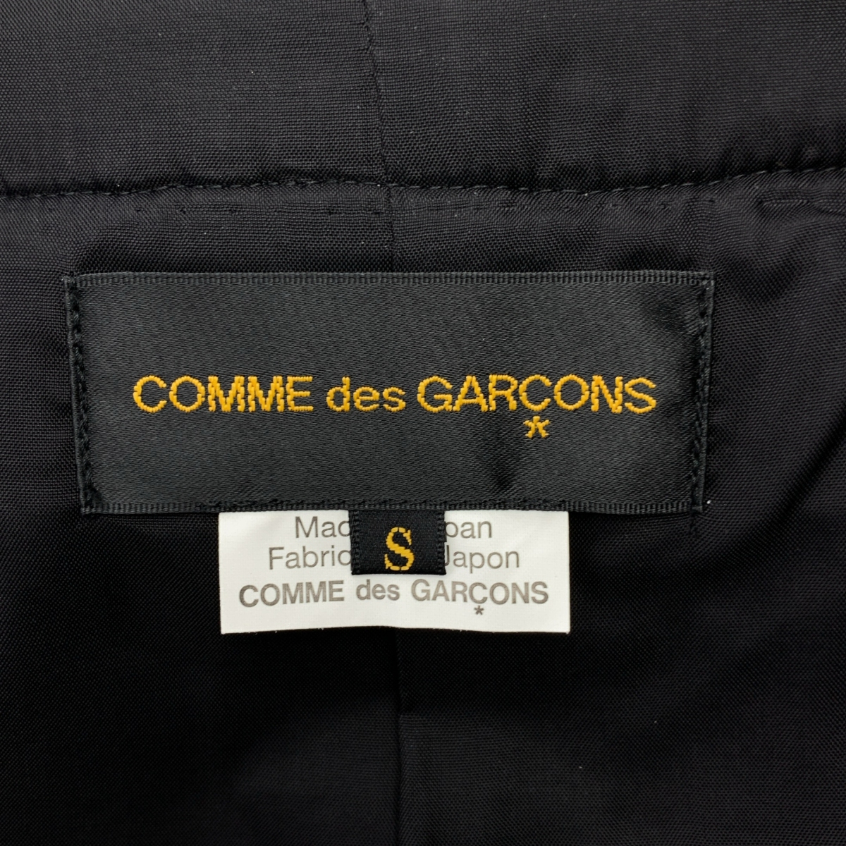 COMME des GARCONS / コムデギャルソン ビッグカラーノースリーブジャケット