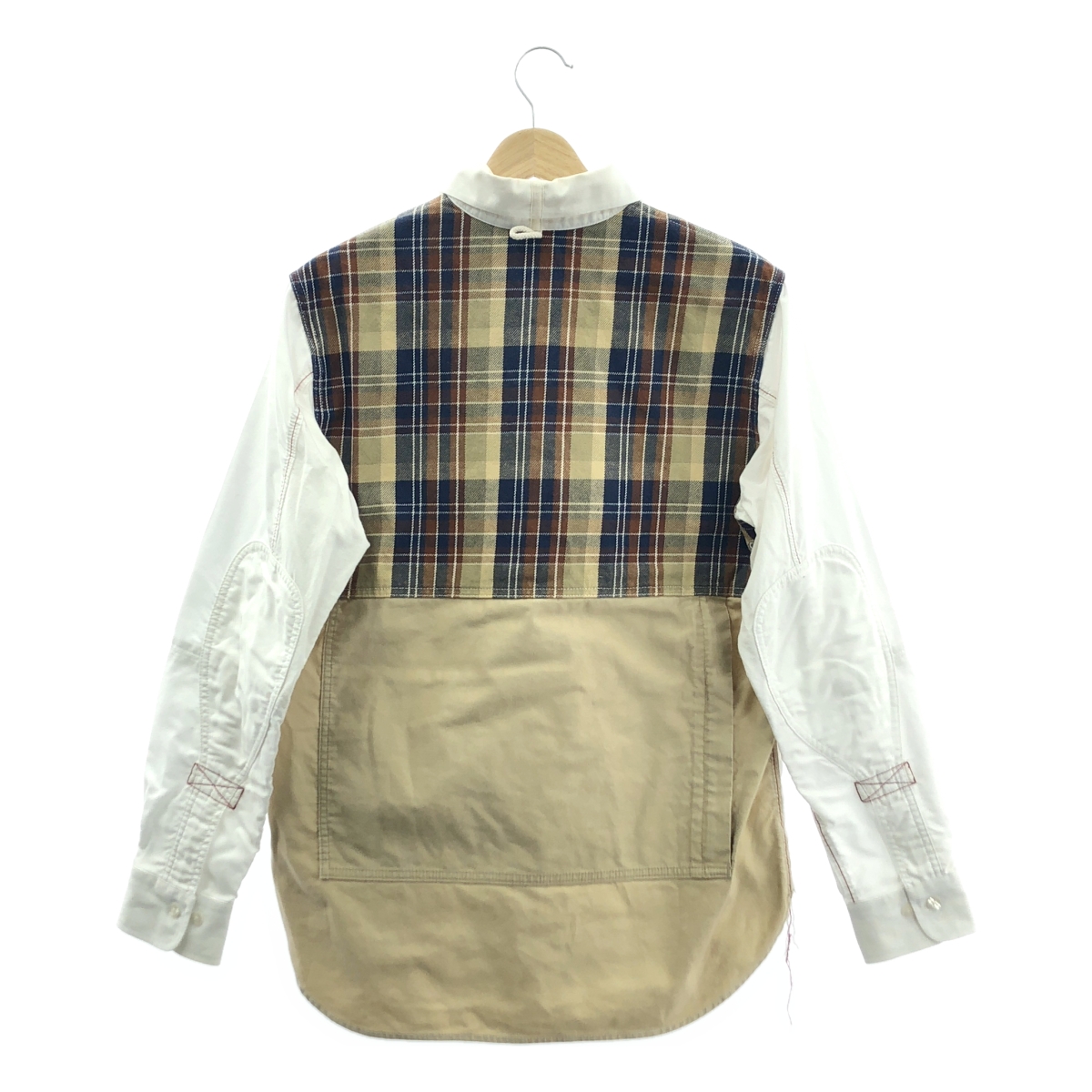 eye JUNYA WATANABE COMME des GARCONS MAN / アイジュンヤワタナベ マン ×BROOKS BROTHERS ブルックスブラザーズ / 異素材切替 オックスフォード ボタンダウンシャツ