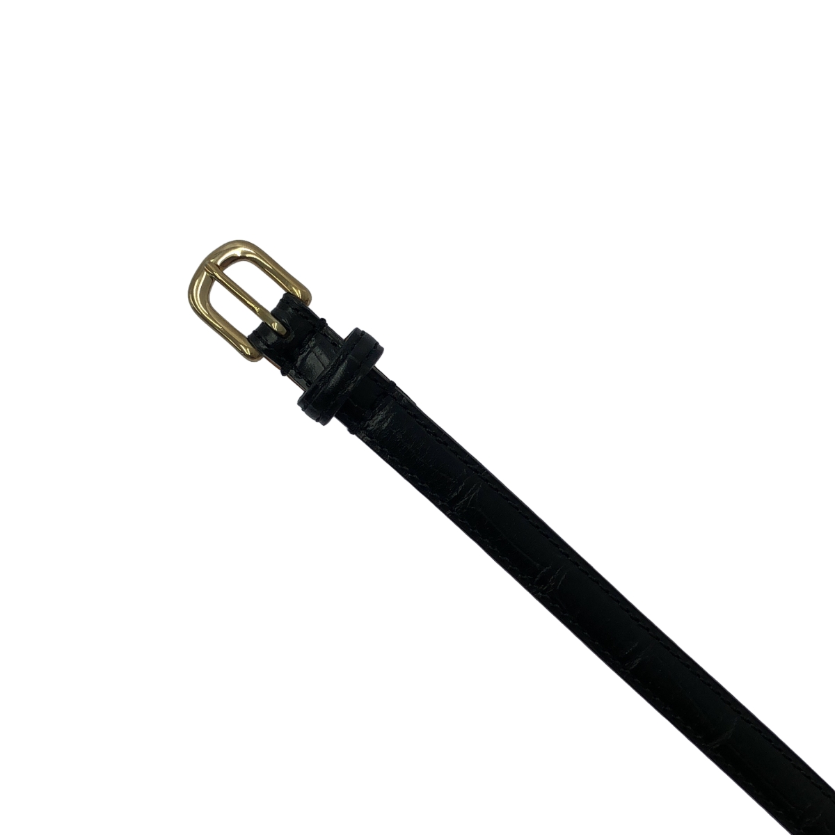 Felisi / フェリージ レザー 型押し ゴールドバックル ベルト