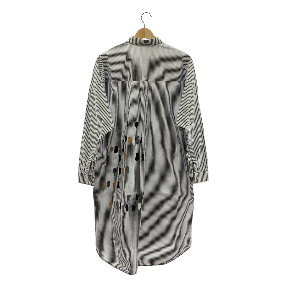 ENFOLD / エンフォルド ストライプ シャツ ワンピース