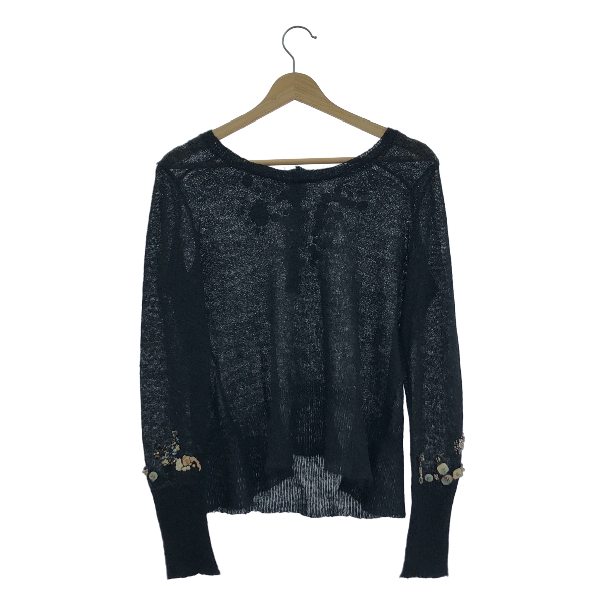 その他 ビジュー 装飾 ニット カーディガン