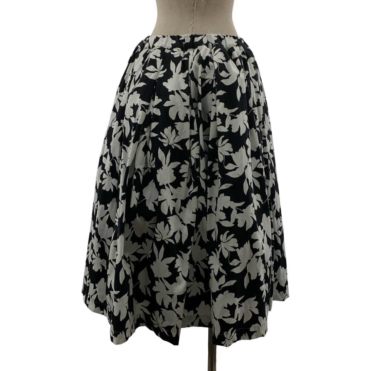 COMME des GARCONS COMME des GARCONS / コムコム フラワープリント チュール ボリューム タック ギャザー スカート
