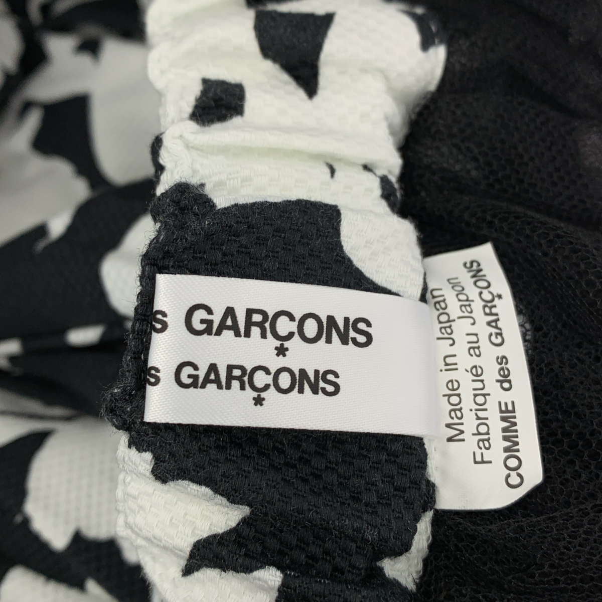COMME des GARCONS COMME des GARCONS / コムコム フラワープリント チュール ボリューム タック ギャザー スカート