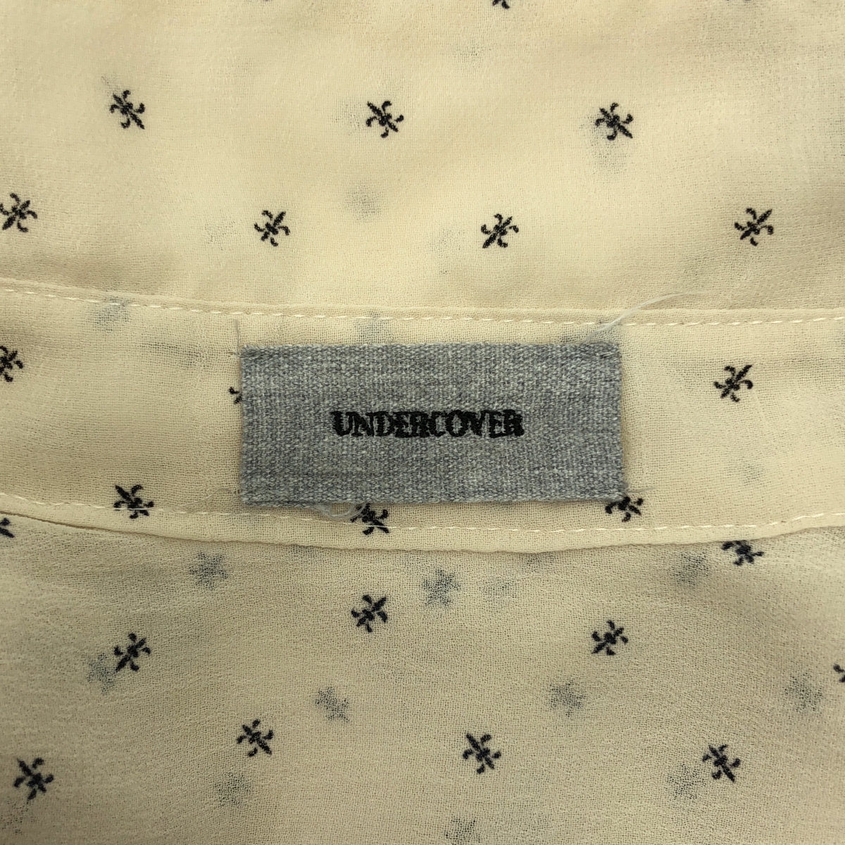 その他 総柄 シアー シャツ ブラウス