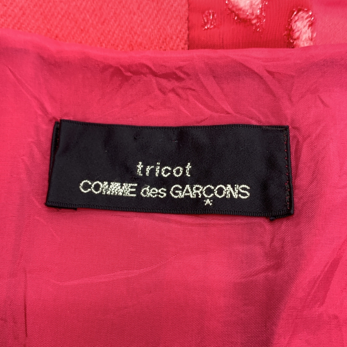 tricot COMME des GARCONS / トリココムデギャルソン 90s 異素材切替 ノースリーブ ワンピース