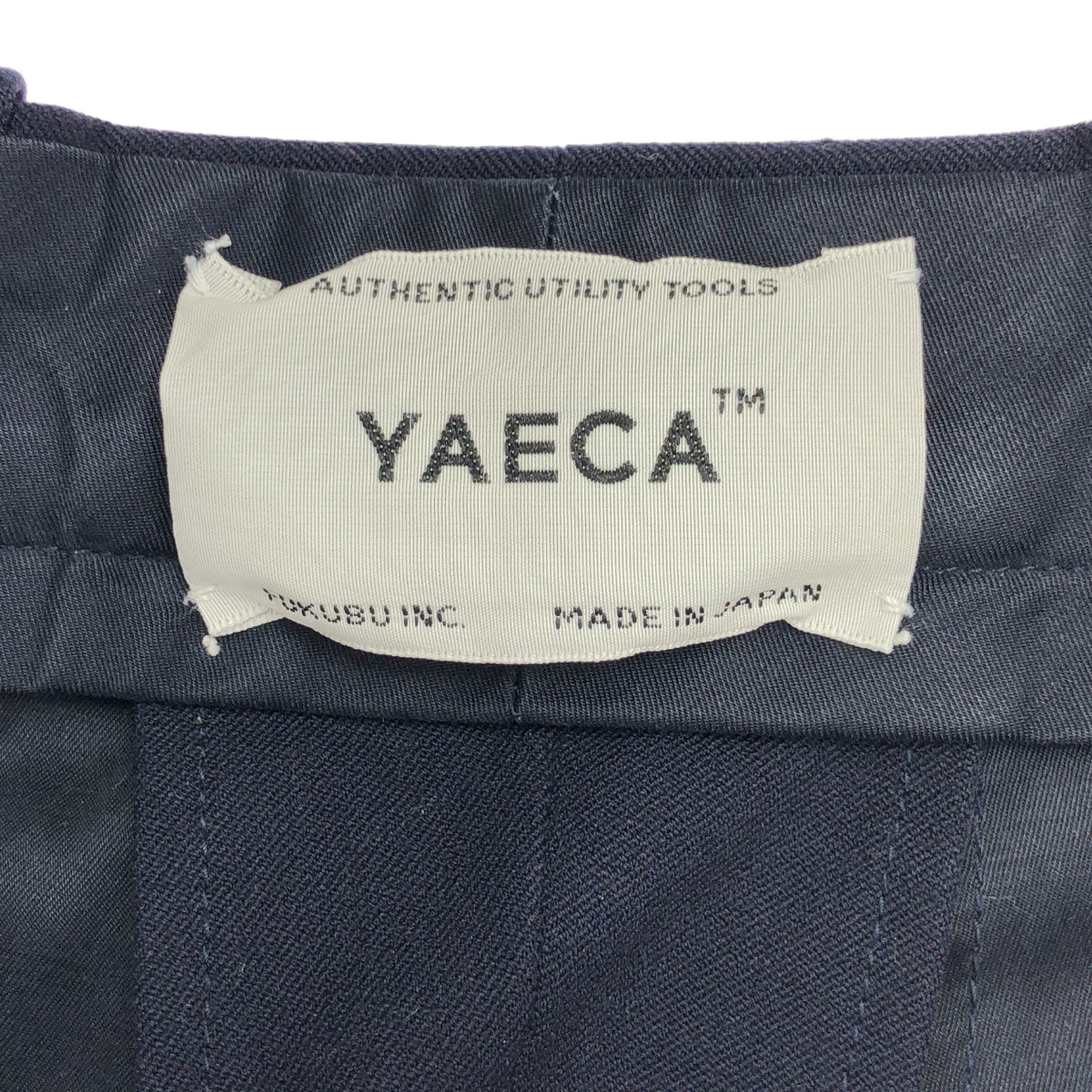 YAECA / ヤエカ 2WAY PANTS TAPERED ストレッチ クロップド テーパードパンツ