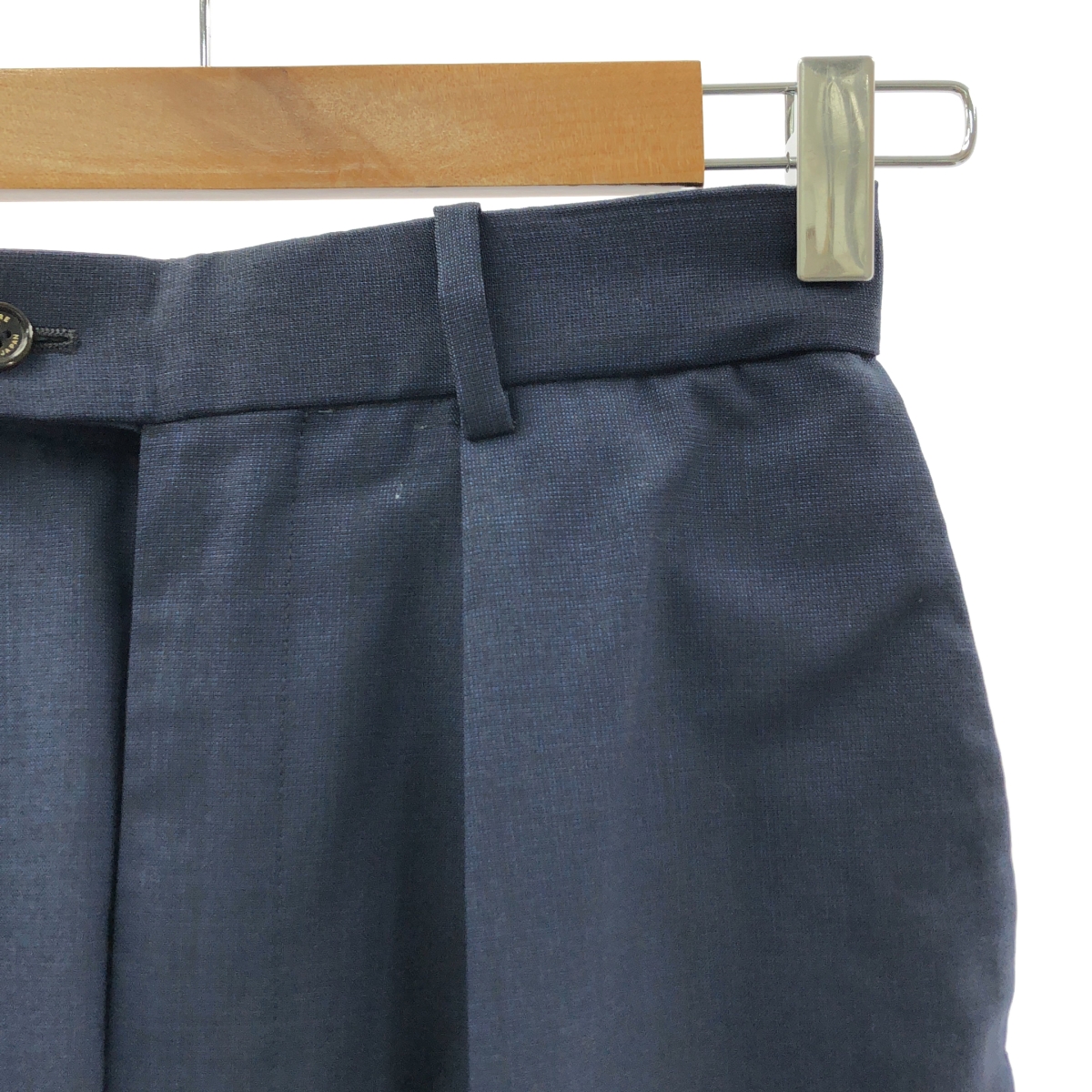 MARKAWARE / マーカウェア CLASSIC FIT TROUSERS ORGANIC WOOL TROPICAL / タック テーパード スラックス パンツ