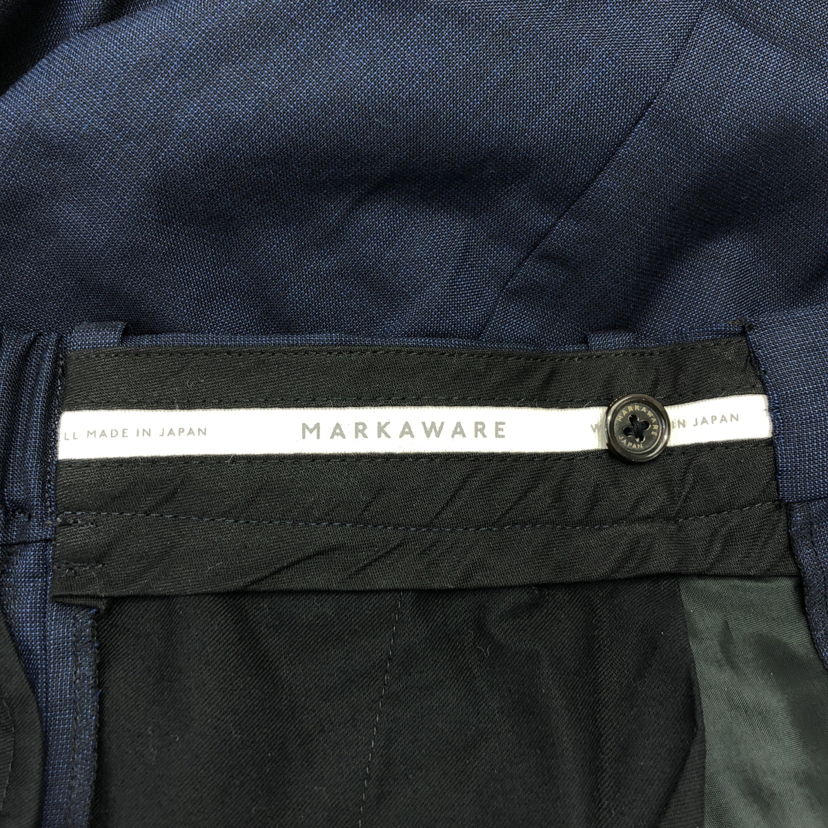MARKAWARE / マーカウェア CLASSIC FIT TROUSERS ORGANIC WOOL TROPICAL / タック テーパード スラックス パンツ
