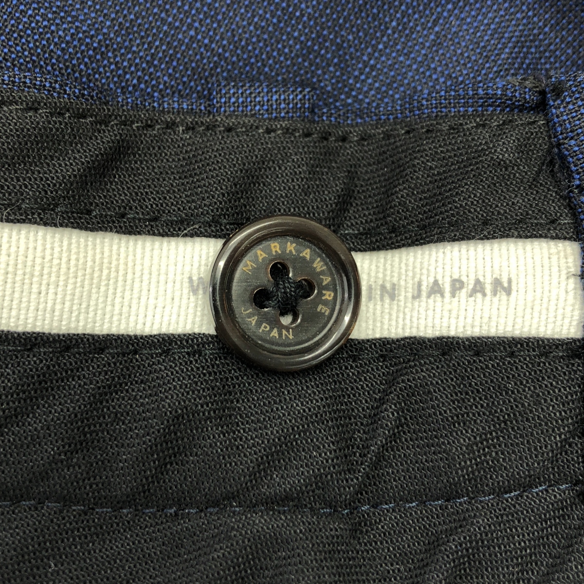 MARKAWARE / マーカウェア CLASSIC FIT TROUSERS ORGANIC WOOL TROPICAL / タック テーパード スラックス パンツ