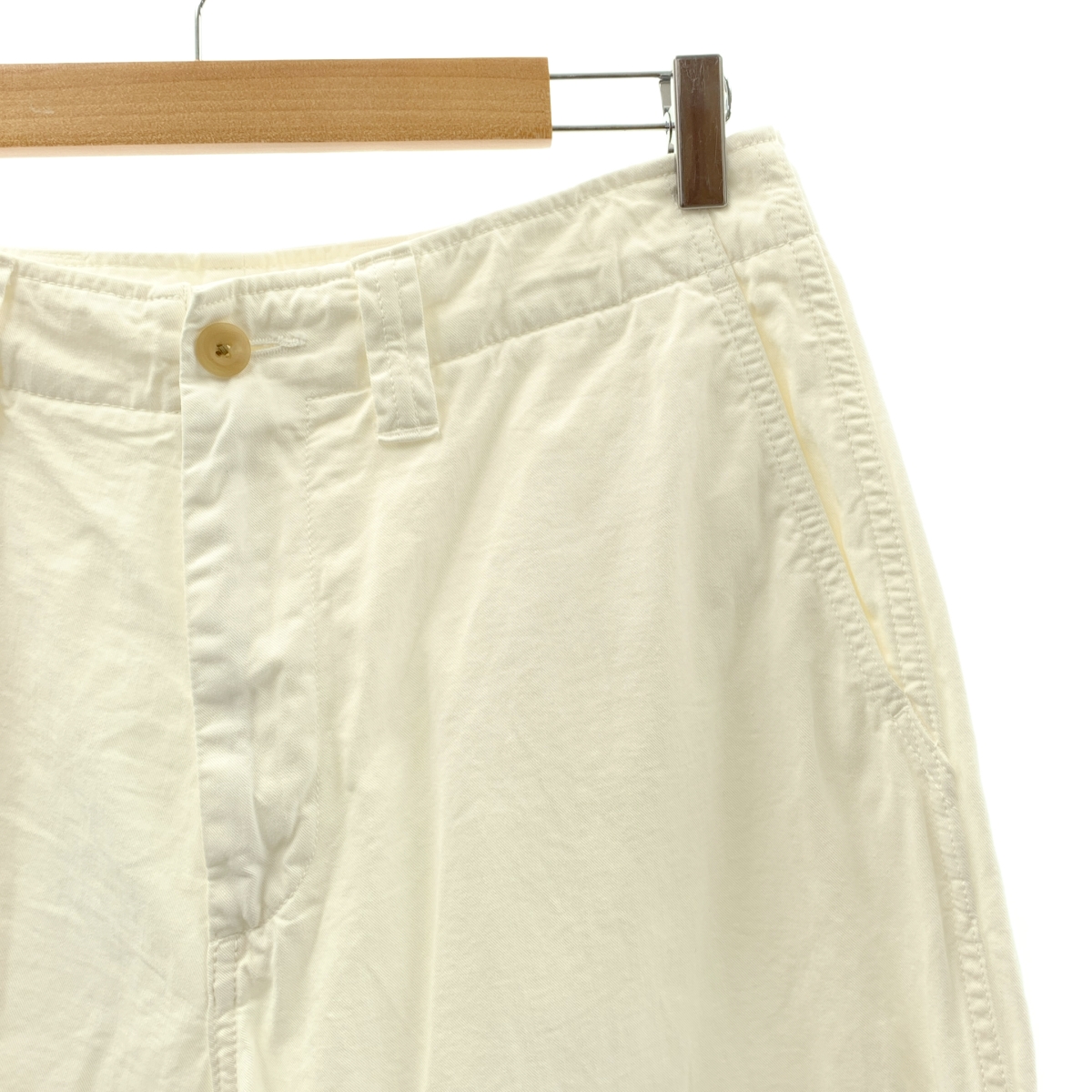 その他 コットンツイル ワイドストレート チノパンツ