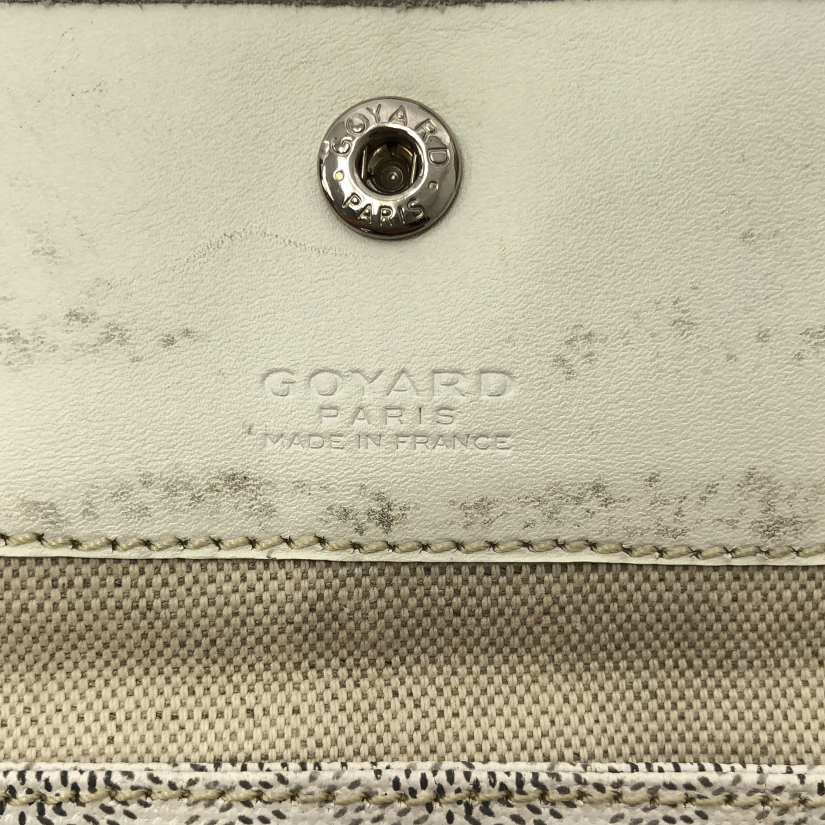 GOYARD / ゴヤール サンルイ GM / ポーチ付き レザー 総柄 ロゴ トートバッグ