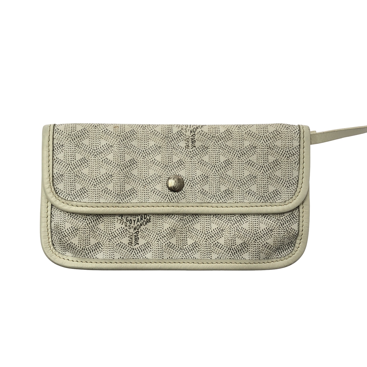 GOYARD / ゴヤール サンルイ GM / ポーチ付き レザー 総柄 ロゴ トートバッグ