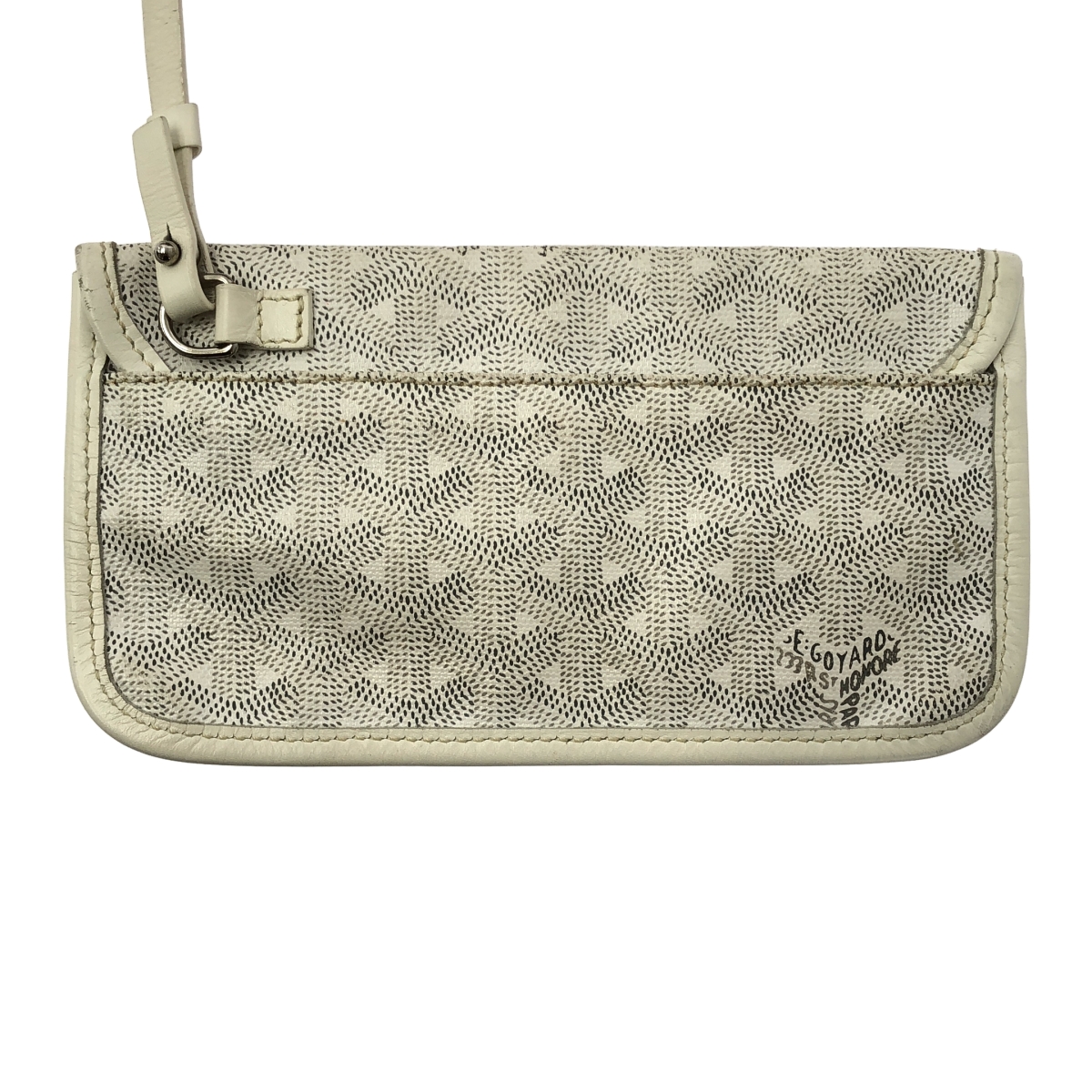 GOYARD / ゴヤール サンルイ GM / ポーチ付き レザー 総柄 ロゴ トートバッグ