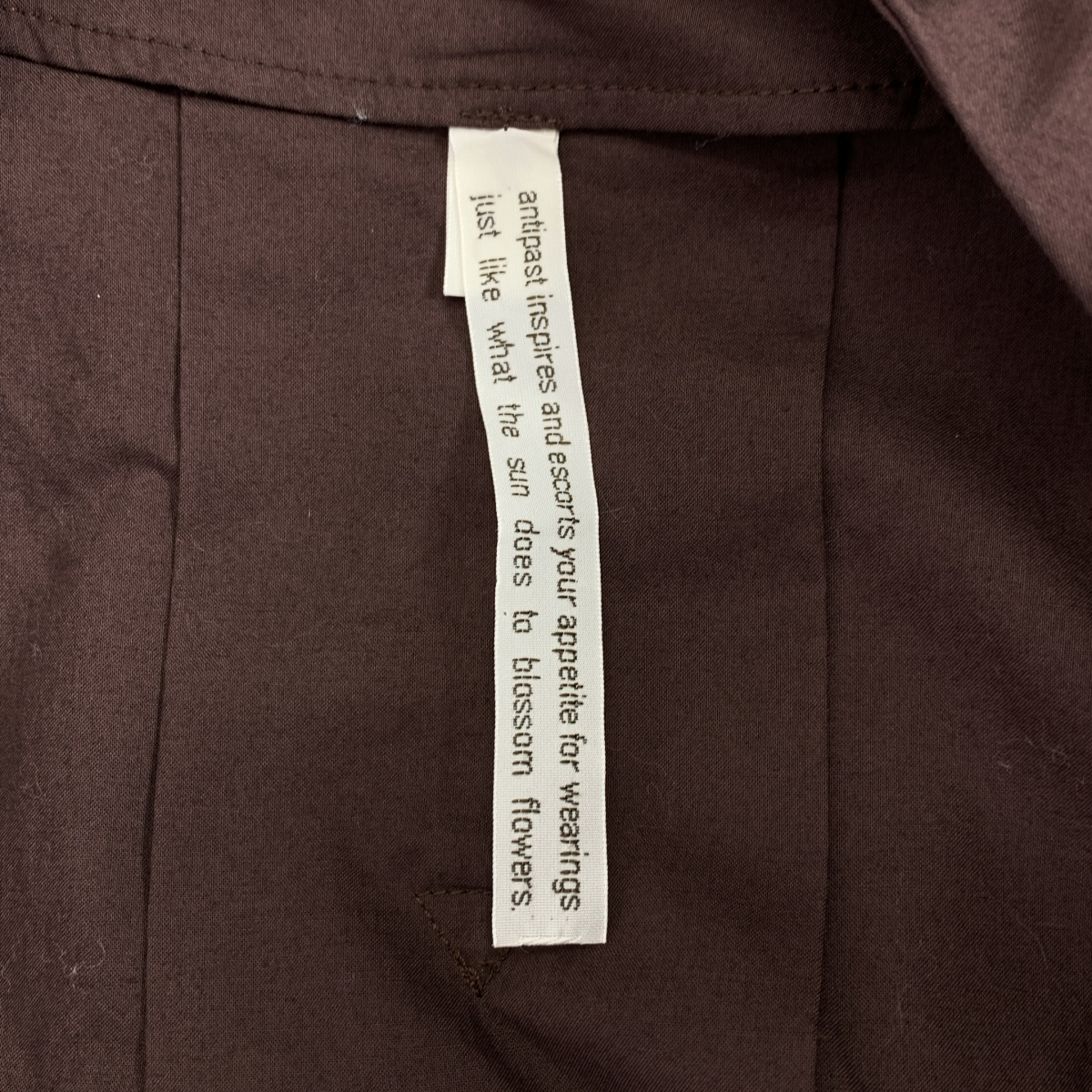 ANTIPAST / アンティパスト 異素材 切替 フラワー ニット ポケット付き ワンピース