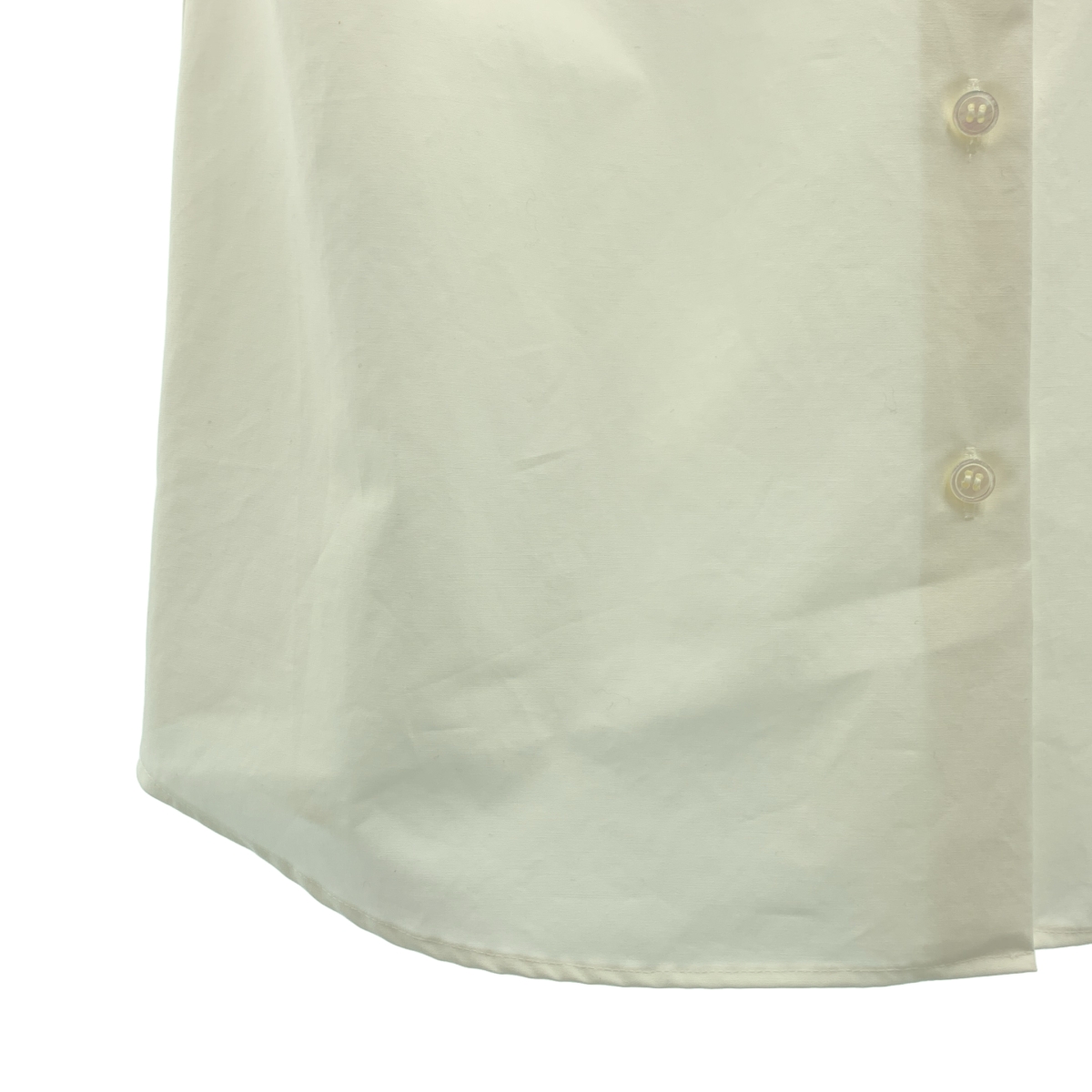 BORDERS at BALCONY / ボーダーズアットバルコニー フリルドッキング ノースリーブ シャツ