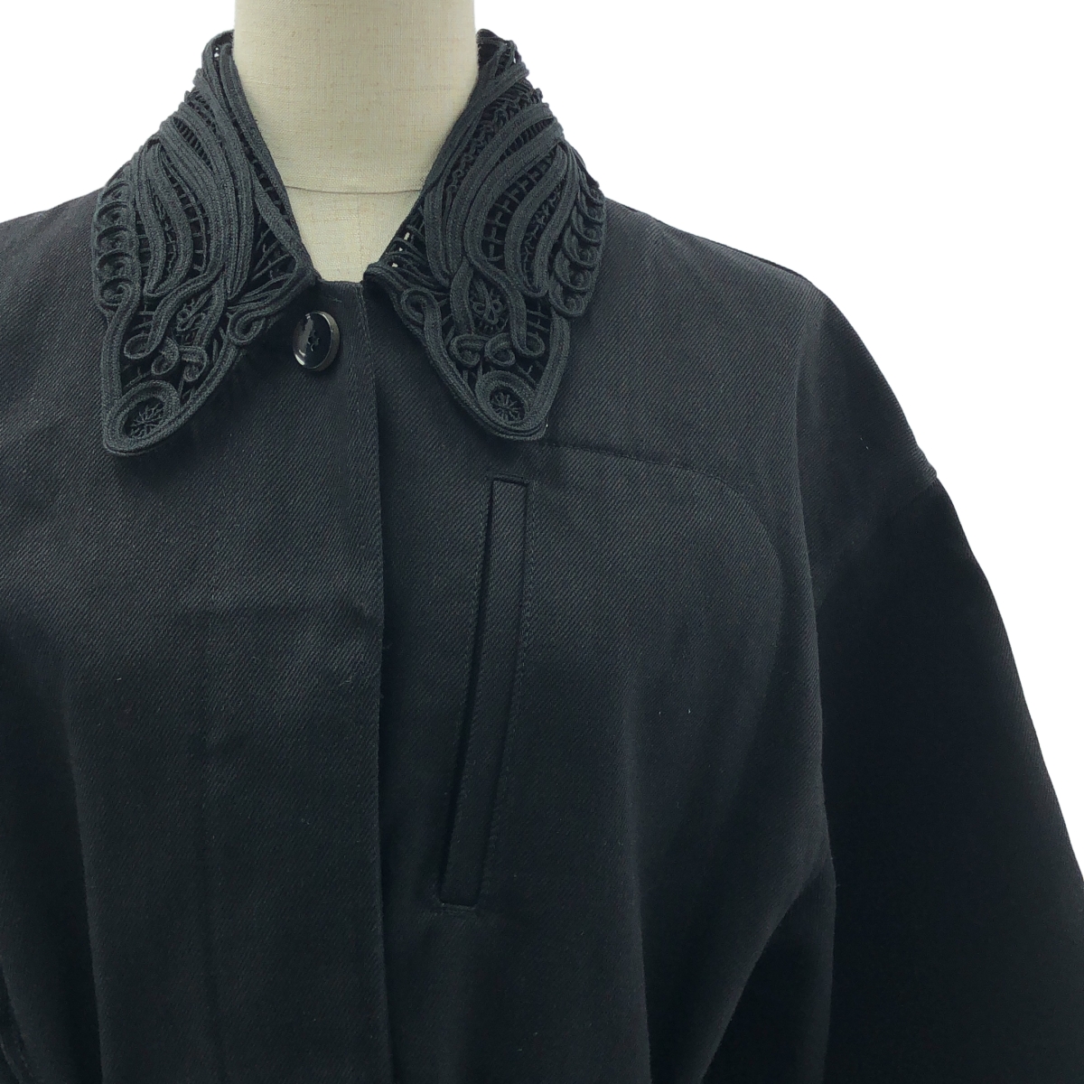 Mame Kurogouchi / マメクロゴウチ Cord Embroidery Detail Denim Jacket コード エンブロイダリー デニムジャケット