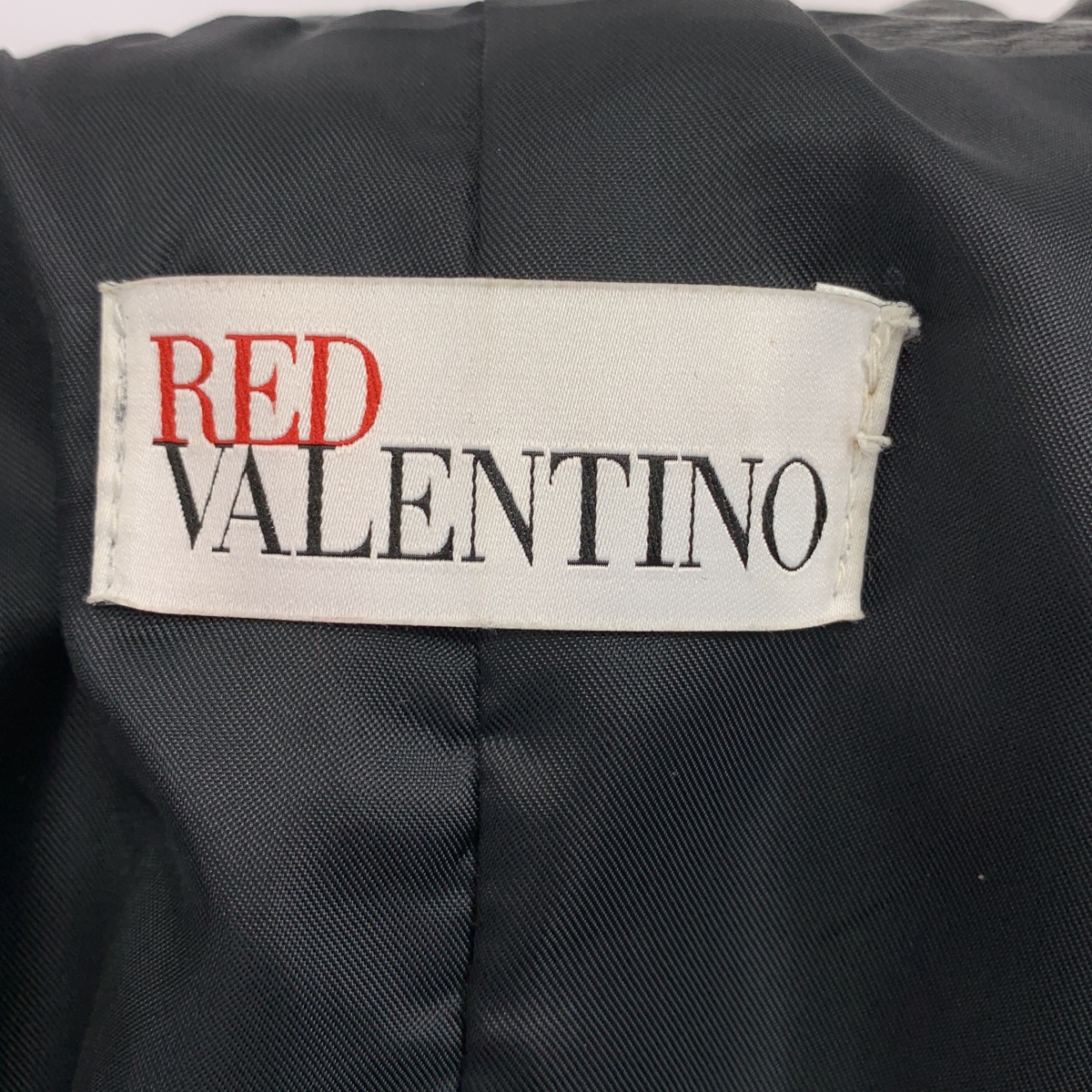 RED VALENTINO / レッドヴァレンティノ 羊革 ラムレザー シングル ジャケット / 総裏地