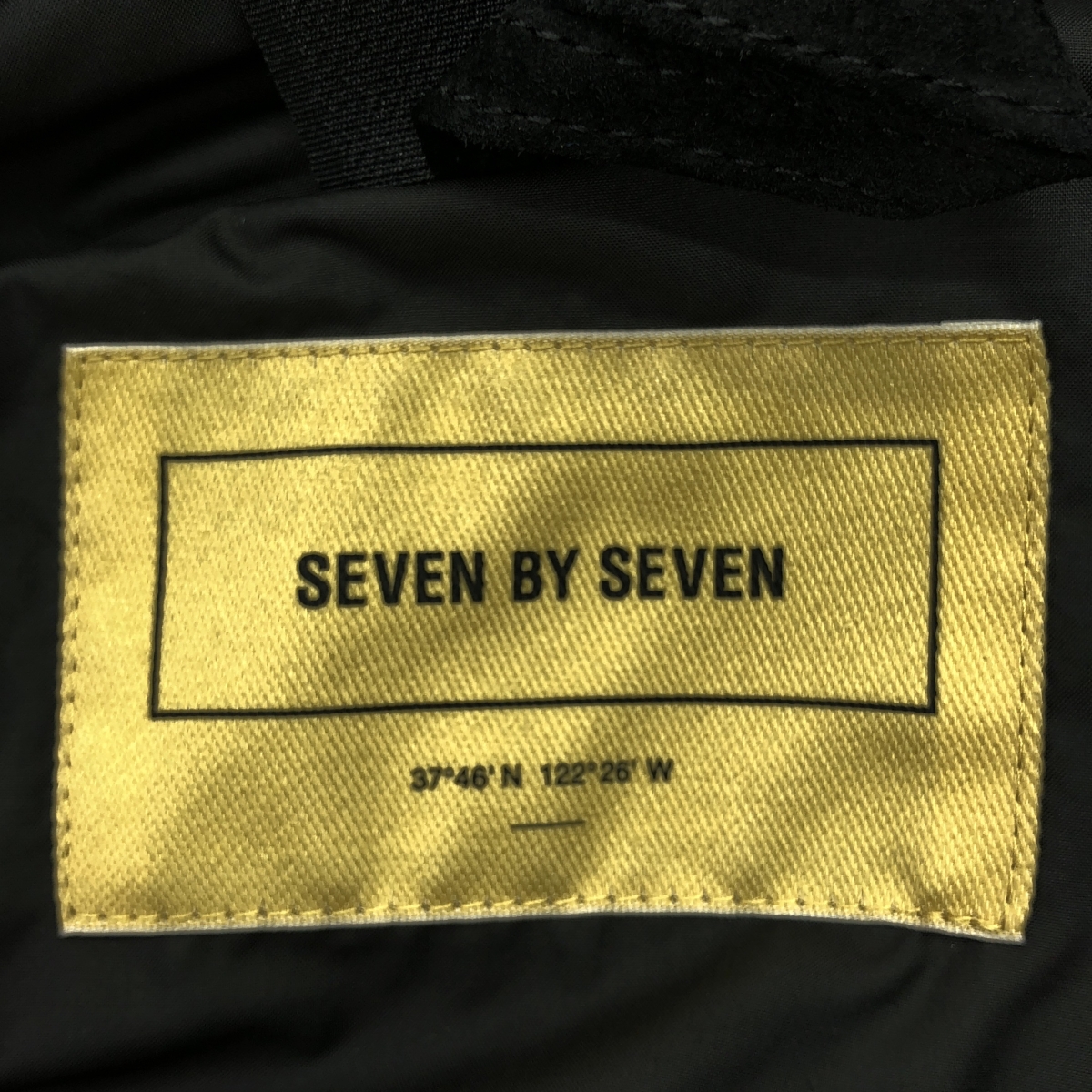 SEVEN BY SEVEN / セブン バイ セブン Leather mountain parka スエードレザー マウンテンパーカー