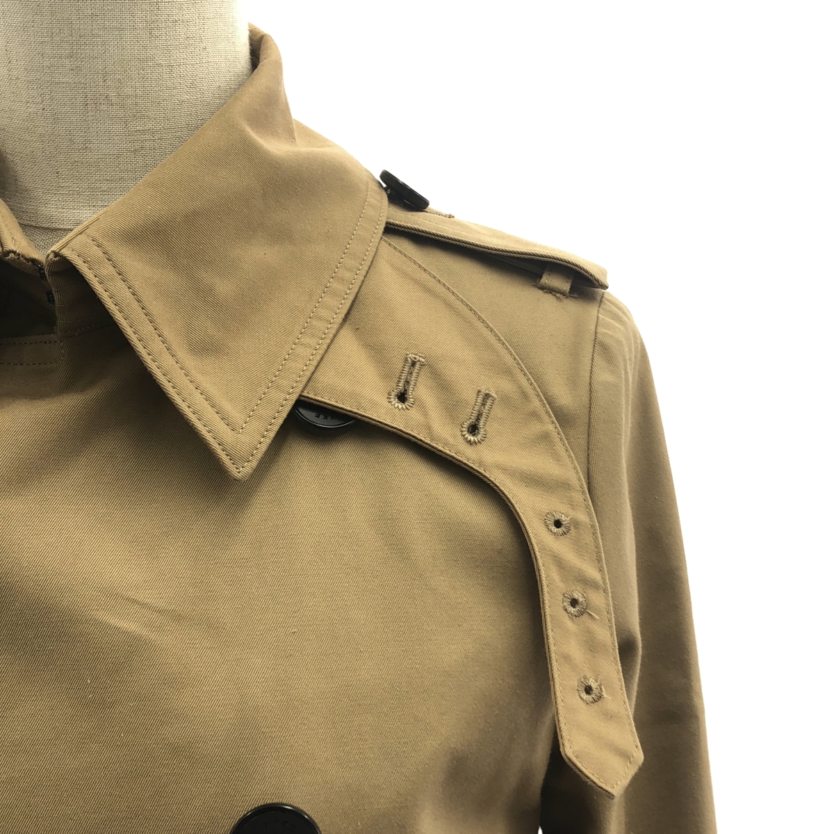 HYKE / ハイク ロゴボタン トレンチコート / 着脱可ライナー