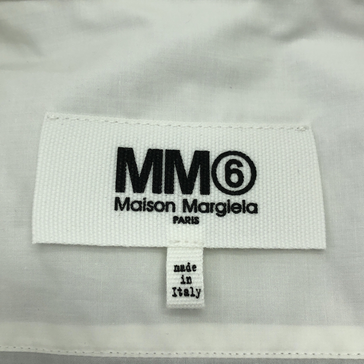 MM6 Maison Margiela / エムエムシックスメゾンマルジェラ バイカラー ドッキング シャツ ワンピース