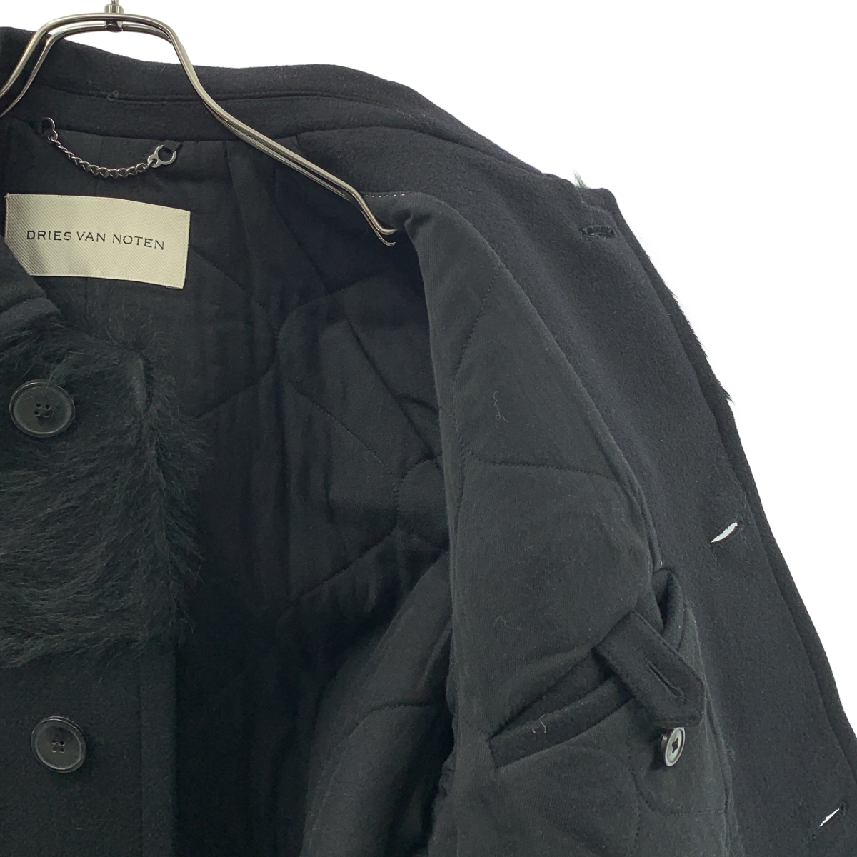 DRIES VAN NOTEN / ドリスヴァンノッテン WORKWEAR COAT ファー ワークウェアコート