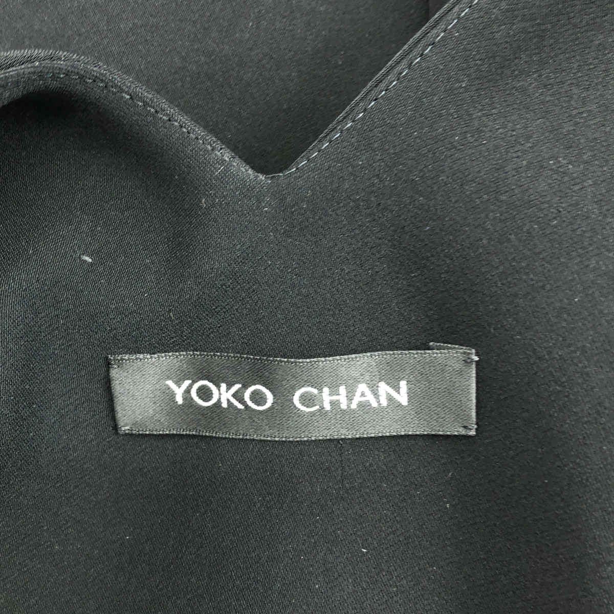 YOKO CHAN / ヨーコチャン バックパール ノースリーブ ワンピース