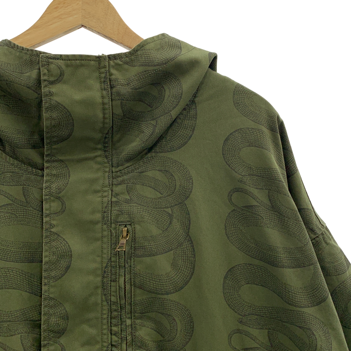 HYSTERIC GLAMOUR / ヒステリックグラマー SNAKE LOOP柄 フーデッド コート / ユニセックス