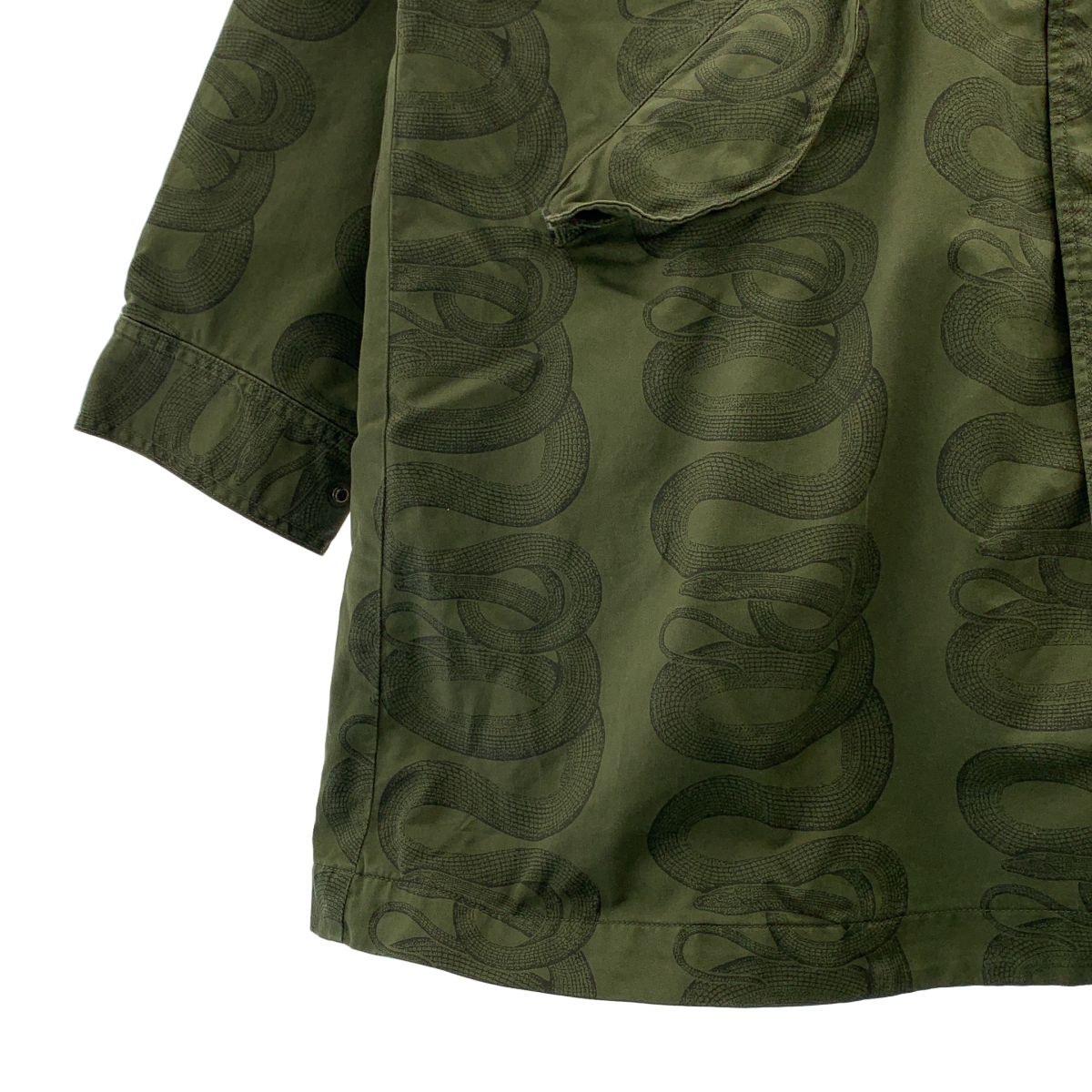 HYSTERIC GLAMOUR / ヒステリックグラマー SNAKE LOOP柄 フーデッド コート / ユニセックス