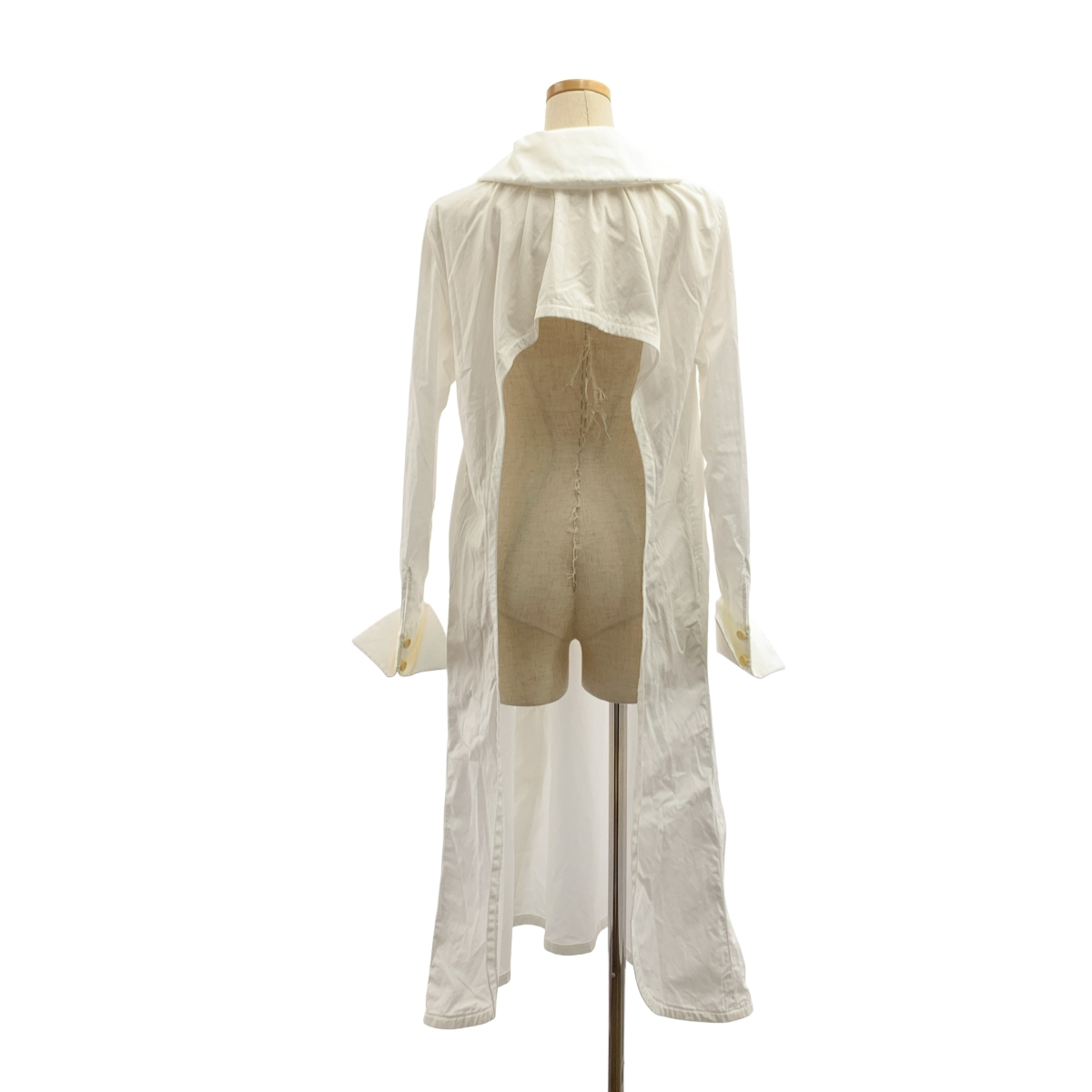 noir kei ninomiya / ノワールケイニノミヤ パフカラー アシンメトリー 変形 シャツワンピース