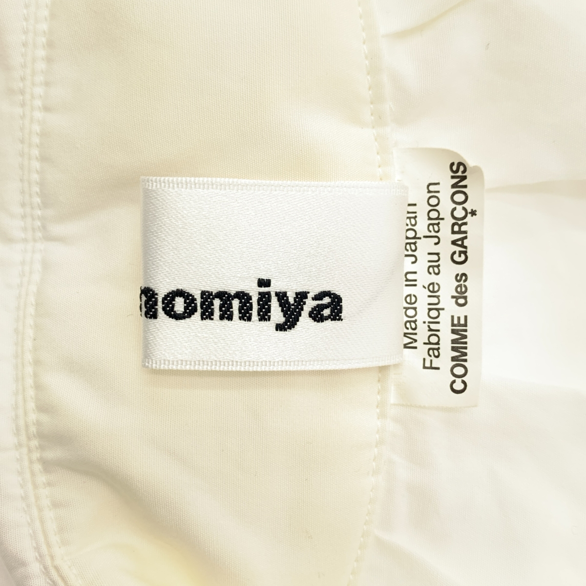 noir kei ninomiya / ノワールケイニノミヤ パフカラー アシンメトリー 変形 シャツワンピース