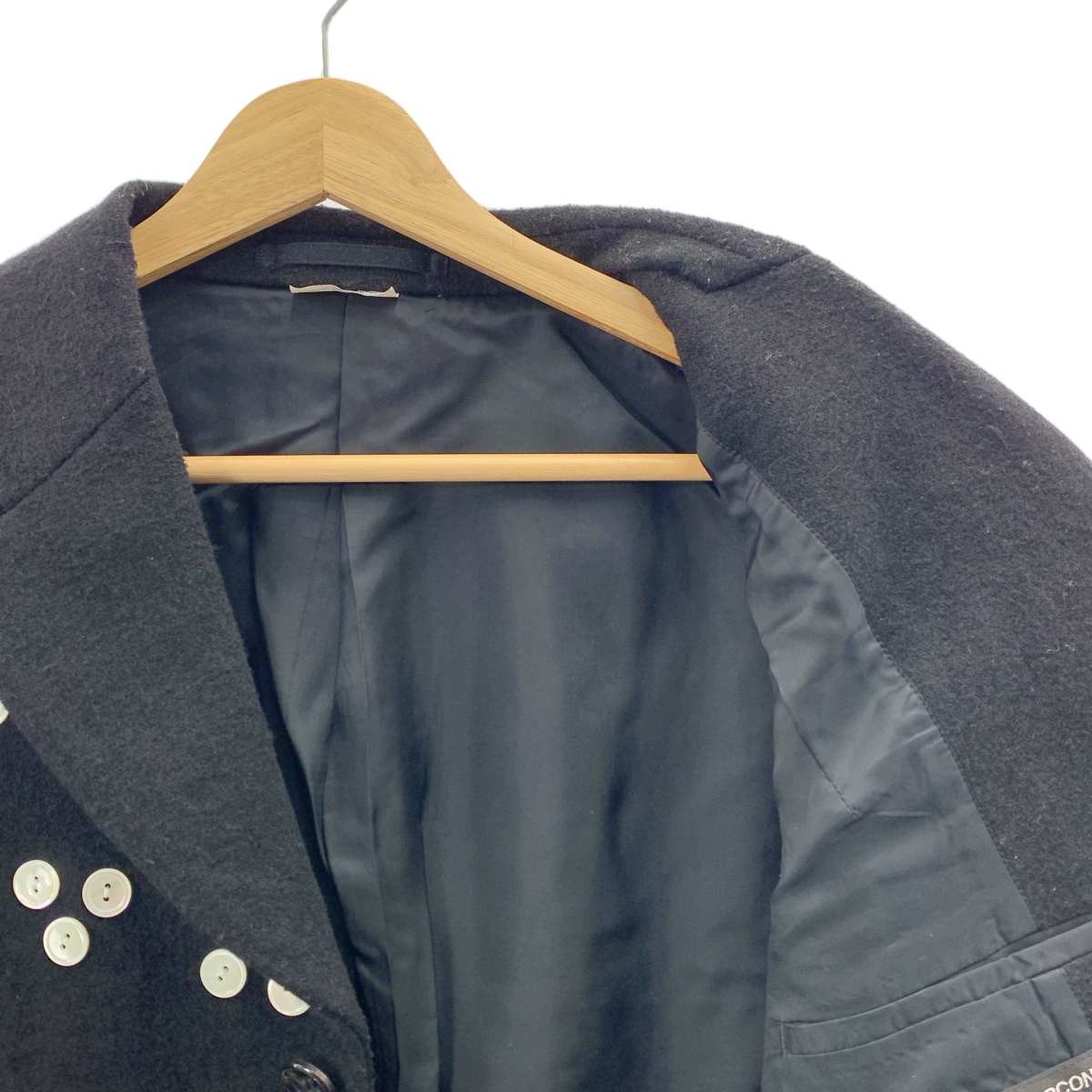 COMME des GARCONS HOMME PLUS / コムデギャルソンオムプリュス JACKET WITH MANY BUTTON メニーボタン ポリエステル チェスターコート